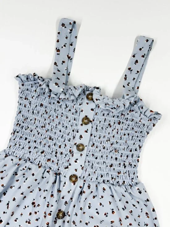 Cottagecore Mini Dress Spring Summer Fairy Picnic Floral - Picture 6 of 8